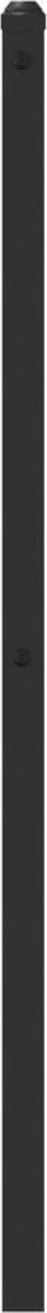 vidaXL - Hoofdbord - 107 - cm - metaal - zwart