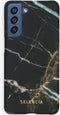Selencia Hoesje Geschikt voor Samsung Galaxy S21 FE Hoesje - Selencia Maya Fashion Backcover - zwart