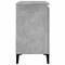 vidaXL - wastafelkast - 65x33x60 - cm - bewerkt - hout - betongrijs