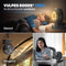 Vulpes Goods® Tech - Mini USB Ventilator PRO - Oplaadbare Tafelventilator - 3 Snelheden & Afstandsbediening - Premium Zwart