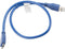 Lanberg CA-US3M-10CC-0005-B - USB naar micro-USB kabel - 0,5 m - Blauw