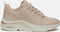 Skechers Arch Fit S-Miles - Dames Sneakers - Comfortabele binnenzool - Naturel