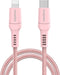 imoshion Kabel - Geschikt voor Lightning naar USB C - 2 meter - Oplader Kabel geschikt voor Apple iPhone 11/12/13/14 - Roze
