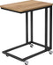 O'DADDY® Bijzettafel - 50 x 35 x 55 cm - mangohout - wielen en verstelbare poten