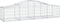 vidaXL - Schanskorven - 14 - st - gewelfd - 200x50x40/60 - cm - gegalvaniseerd - ijzer