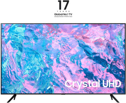 Samsung CU7190 - Ultra HD TV - 43" - Tizen - HDR10 HDR10+ HLG - Zwart