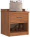 vidaXL - Gangbankje - SANDNES - 45x40x50 - cm - massief - grenenhout