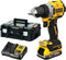 DeWALT DCD805E1T - Accu klop-/schroefboormachine 18V XR - Borstelloze motor Powerstack batterijtechnologie