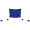 vidaXL - Strandluifel - met - zandankers - 214x236 - cm - blauw