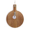 Pizzaset - LIVOO - MES158 - Acaciahout - 30 x 45 cm - 1 pizzasnijder - Handvat met ophanggat