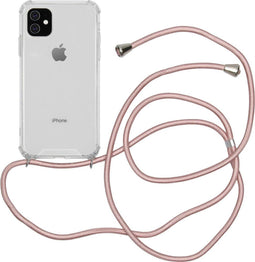 iMoshion Hoesje Geschikt voor iPhone 11 Hoesje Met Koord - iMoshion Backcover met koord - Transparant
