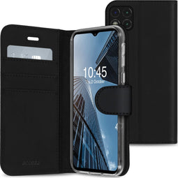 Accezz Wallet Softcase Bookcase Xiaomi Redmi 9C - Kunstleer - 3 Pashouders - Zwart