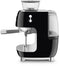 Smeg EGF03BLEU - Espressomachine met bonenmaler - 19 bar druk - Zwart