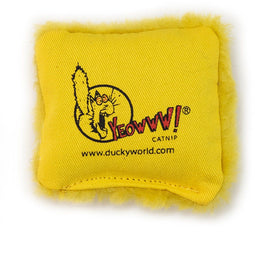Yeowww - Kussentje met catnip - 100% biologische catnip - Geel