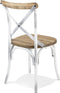 Alterego Ranch - Houten Keukenstoel - Oude Walnoot Afwerking - 50x47x89cm