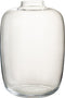 J-Line vaas Cleo - glas - transparant - small - Ø 25 cm