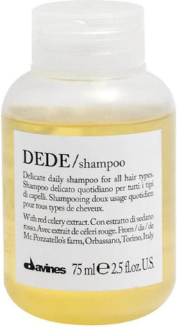 Davines DEDE Shampoo - 75 ml- Normale shampoo - Voor Alle haartypes -