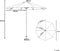 Beliani TOSCANA - Parasol - Beige - Kunststof