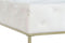 Kruk DKD Home Decor Wit Gouden Metaal 100 x 100 x 45 cm
