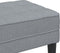 vidaXL - Ligbed - Lichtgrijs - 113x57x39 - cm - Stof