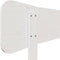 vidaXL - Hoofdbord - 160 cm - massief grenenhout - wit