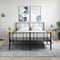 vidaXL - Nachtkastjes - 2 - st - wandgemonteerd - 35x35x20 - cm - sonoma - eikenkleur