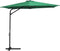 vidaXL - Parasol - met - stalen - paal - 300 - cm - groen