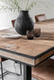 DTP Home Dining table Cosmo rectangular,78x200x90 cm, recycled teakwood