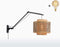 GOOD&MOJO Wandlamp Bhutan - Bamboe Zwart/Naturel - 90x40x55cm - Binnen Scandinavisch,Bohemian