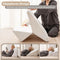 Coast Wigkussen - 3-Delige Verstelbare Rugsteun met Hoofdsteun en Air Memory Foam - Gebroken Wit