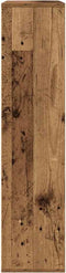 vidaXL - Boekenkast - 89x24x101,5 - cm - bewerkt - hout - oud - houtkleurig