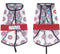 Hondenregenjas The Avengers Transparant Rood S