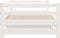 vidaXL - Uitschuifbare - slaapbank - zonder - matras - 80x200 - cm - wit