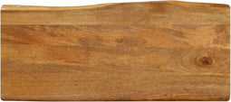 vidaXL - Tafelblad - met - natuurlijke - rand - 100x40x2,5 - cm - massief - mangohout