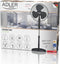 Adler 7323b - Ventilator - 40 cm - staand - Zwart