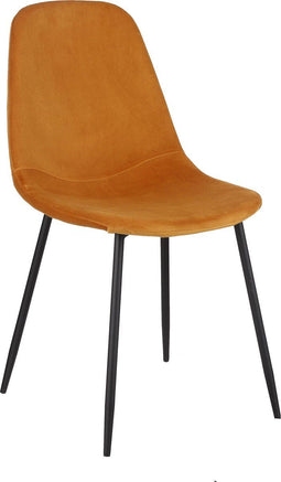 Mica Decorations Corby - Eetkamerstoel - Gerecycled polyester - Lichtbruin