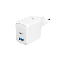 BeHello BEHTRC00060 - Oplader 25W GaN - 2 poorten USB-C en USB-A - Wit