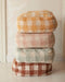 Lorena Canals Wasbare poef - Vichy Honey - 20x40x40cm