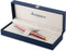 Waterman Hémisphère Balpen | metaal-roze lak met verguld detail | medium penpunt | Blauwe inkt | met Geschenkdoos