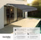 tectake® Ornella - Zonnescherm met Knikarm - 250 x 200 cm - Waterafstotend - Donkergrijs