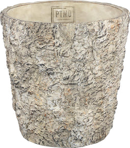 PTMD Joye cement grijs pot rond maat in cm: 30 x 30 x 30 - creme