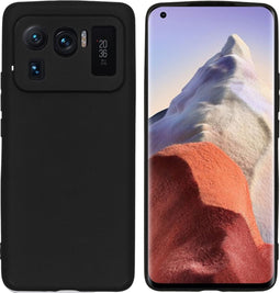iMoshion Hoesje Geschikt voor Xiaomi Mi 11 Ultra Hoesje Siliconen - iMoshion Color Backcover - Zwart
