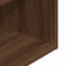 vidaXL - Nachtkastje - met - lade - 35x34x66,5 - cm - bruin - eikenkleurig