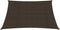 vidaXL - Zonnezeil - 160 - g/m² - 4,5x4,5 - m - HDPE - bruin