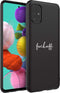 iMoshion Hoesje Geschikt voor Samsung Galaxy A51 Hoesje Siliconen - iMoshion Design hoesje - Zwart / Fuck Off