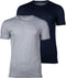 Emporio Armani T-shirt - 2-pack - Korte mouwen - Ronde hals - blauw/grijs (2 stuks)