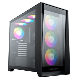 KEEP OUT XC-911 PRO MASTER - ATX Semi-toren doos - E-ATX - Zwart