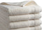 DoubleDry Handdoeken Set 70 x 140 cm - 6 stuks - 100% zacht katoen 500 g/m2 - 6x Nature Crème