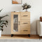 vidaXL - Dressoir - 69,5x34x90 - cm - bewerkt - hout - sonoma - eikenkleurig