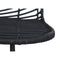 Pole to Pole - Fish Bone Bar Chair - Synthetic Rattan -Matt Black